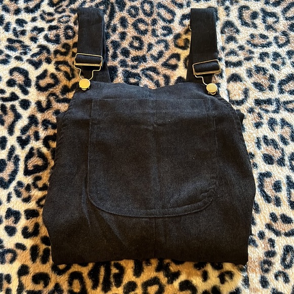 Dresses & Skirts - Black Corduroy Overalls